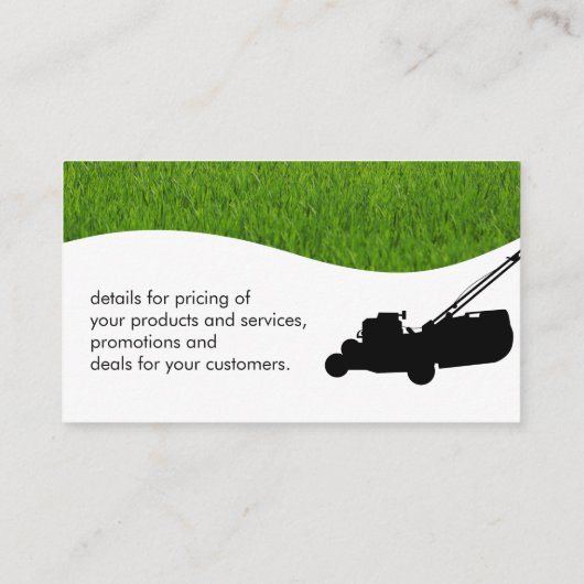 Tuinontwerp | Boomlogo Visitekaartje (Achterkant)