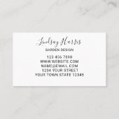 Tuinontwerp Eucalyptus Greenery Visitekaartje (Achterkant)