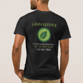 Tuinontwerp & Grasmaaier Team T-shirt (Achterkant)