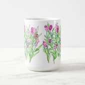 Tuinontwerp mok met roze bloemen (Center)