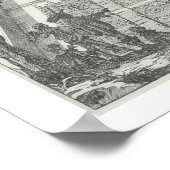 Tuinontwerp uit de "The Gardens of Wilton", c.1645 Poster (Hoek)