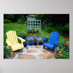 Tuinontwerpen in onze tuin Sammamish, 4 Poster