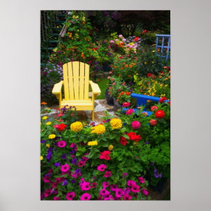 Tuinontwerpen in onze tuin Sammamish, Poster