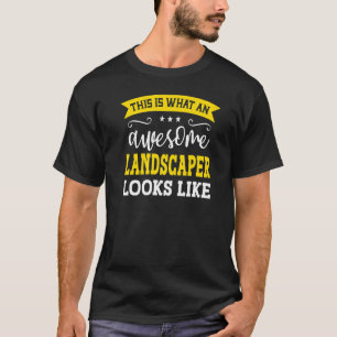 Tuinontwerper Functietitel Werknemer Grappige Werk T-shirt