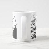 Tuinontwerper of tuinarchitect grote koffiekop (Achterkant)