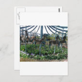 tuinpaard briefkaart (Voorkant / Achterkant)