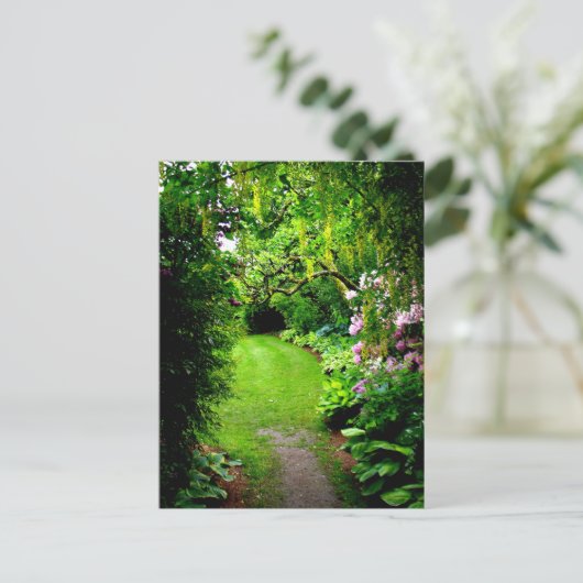 Tuinpad Briefkaart (Staand voorkant)