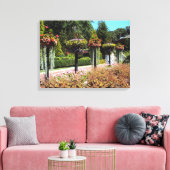 Tuinpad Canvas Afdruk (Insitu (Woonkamer))