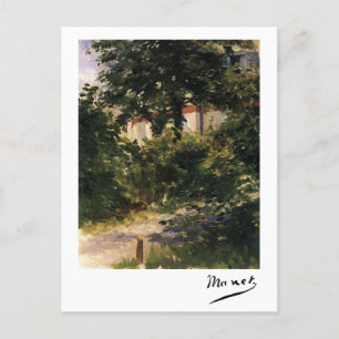 Tuinpad in Rueil door Édouard Manet Briefkaart