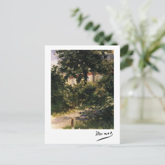 Tuinpad in Rueil door Édouard Manet Briefkaart (Staand voorkant)