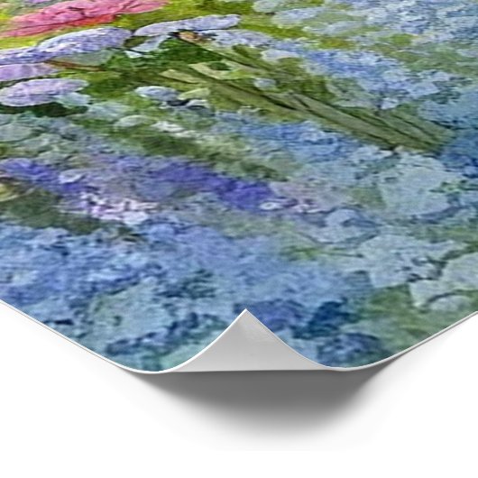 Tuinpad Landschap 5 Poster (Hoek)