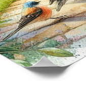 Tuinpad Landschap 7 Poster (Hoek)