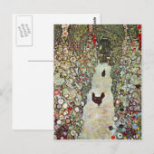 Tuinpad met kippen door Gustav Klimt Briefkaart (Voorkant / Achterkant)