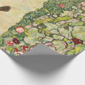 Tuinpad met kippen door Gustav Klimt Cadeaupapier (Hoek)