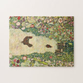 Tuinpad met kippen door Gustav Klimt Legpuzzel (Horizontaal)