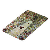 Tuinpad met kippen, Gustav Klimt, Art Nouveau Magneet (Linkerzijde)