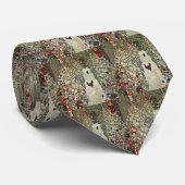 Tuinpad met kippen, Gustav Klimt, Art Nouveau Stropdas (Opgerold)