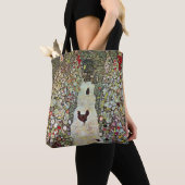 Tuinpad met kippen, Gustav Klimt, Art Nouveau Tote Bag (Dichtbij)