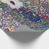 Tuinpad met kippen, Gustav Klimt Cadeaupapier (Hoek)