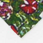 Tuinpad met kippen, Gustav Klimt Fleece Deken (Hoek)