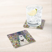 Tuinpad met kippen, Gustav Klimt Kartonnen Onderzetters (Insitu)