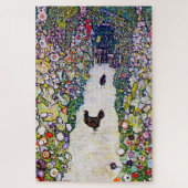 Tuinpad met kippen, Gustav Klimt Legpuzzel (Verticaal)