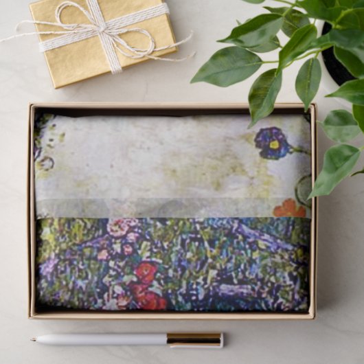 Tuinpad met kippen, Gustav Klimt Tissuepapier (Geschenk)