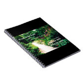 Tuinpad met Spreuken 3:5-6 Notitieboek (Rechterzijde)