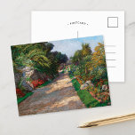 tuinpad | Olga Wisinger-Florian Briefkaart<br><div class="desc">A Gardenpath of the Riviera Palace Hotels bei Monte Carlo (1906) | Origineel kunstwerk van de Oostenrijkse impressionistische schilder Olga Wisinger-Florian (1844-1926). De kunstenaar staat bekend om haar vele landschappen en bloemstillevens schilderijen. Dit stuk toont een weelderige badplaats tuin met wandelpad door het schaduwrijke zonlicht. Gebruik de ontwerpgereedschappen om aangepaste...</div>