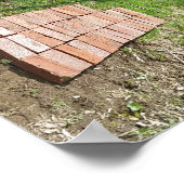 Tuinpad poster (Hoek)