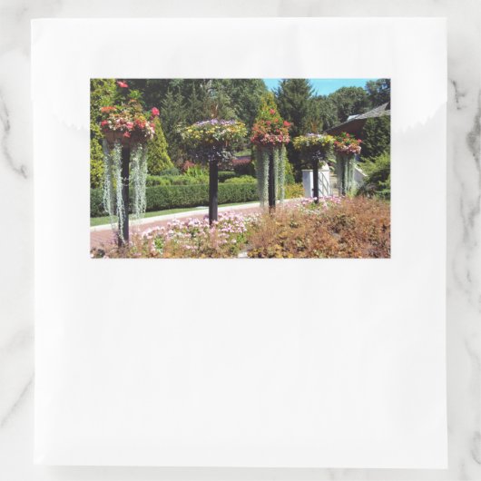 Tuinpad Rechthoekige Sticker (Tas)