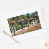 Tuinpad Rechthoekige Sticker (Envelop)