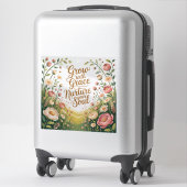 Tuinpad Scene Groeien Met Grace Extra Large Sticker (Koffer)