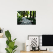 Tuinpad Schriftuurvers Poster (Thuiskantoor)
