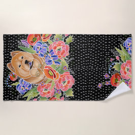 TUINPAD show strandlaken zwarte achtergrond