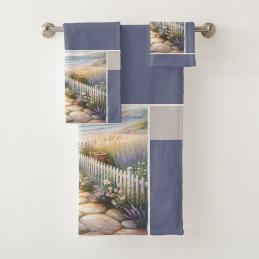Tuinpad van het Landhuis naar de Zee Bad Handdoek (Insitu)