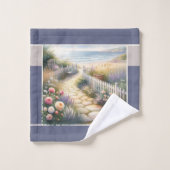Tuinpad van het Landhuis naar de Zee Bad Handdoek (Wasdoekje)