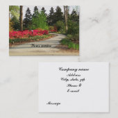 Tuinpad Visitekaartje (Voorkant / Achterkant)