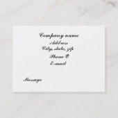 Tuinpad Visitekaartje (Achterkant)