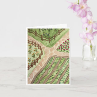 Tuinpad Wenskaart Kaart
