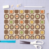 Tuinpadpatroon in mid-century modern stijl tissuepapier (Craft)