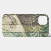 Tuinpaneel met bladeren, bloemen en gras Case-Mate iPhone case (Achterkant (horizontaal))