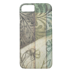 Tuinpaneel met bladeren, bloemen en gras Case-Mate iPhone case