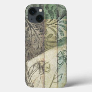 Tuinpaneel met bladeren, bloemen en gras Case-Mate iPhone case