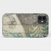 Tuinpaneel met bladeren, bloemen en gras Case-Mate iPhone case (Achterkant (horizontaal))