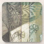 Tuinpaneel met bladeren, bloemen en gras drankjes onderzetter<br><div class="desc">Een aangenaam tuinpaneel met bladeren,  bloemen en gras in een abstracte schets. De mix van kleuren trekt het oog,  met genoeg die in het schilderij gaan. Een makkelijke gespreksstarter die een welkome plek op je muur kan vinden!</div>