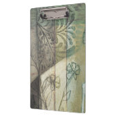 Tuinpaneel met bladeren, bloemen en gras klembord (Links)