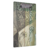 Tuinpaneel met bladeren, bloemen en gras klembord (Rechts)