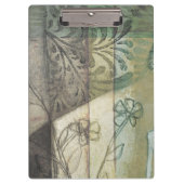 Tuinpaneel met bladeren, bloemen en gras klembord (Voorkant)