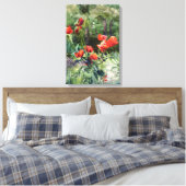 Tuinpapaver (door Mildred Anne Butler) Canvas Afdruk (Insitu (Slaapkamer))